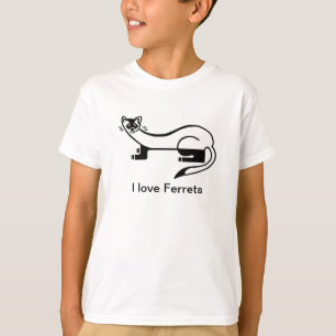 Camiseta FERRET legal de pés pretos - Conservação - Naturez