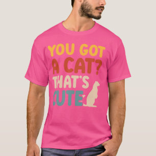 Camiseta Ferret Mãe Ferret Lover Você Tem Um Gato Que É Bon