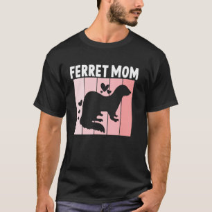 Camiseta Ferret Mãe Ferret Mama para amantes Ferret