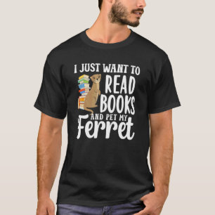 Camiseta Ferret Mãe Lê Livros