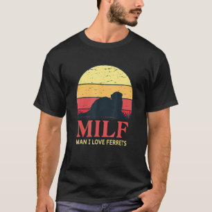 Camiseta Ferret Mãe Pai Mustela Nigripes 2