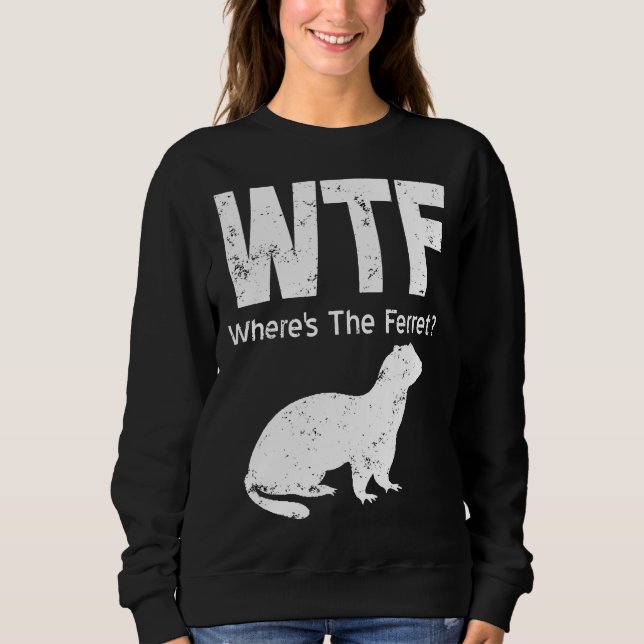 Camiseta Ferret Wtf Wheres The Ferret (Frente)