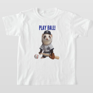 Camiseta Ferreto Cugado Vestido como Jogador de Basball
