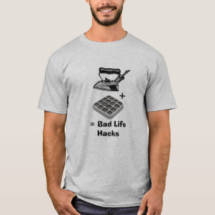 Camiseta Ferro de Waffle - Truques de Vida Ruins Engraçados