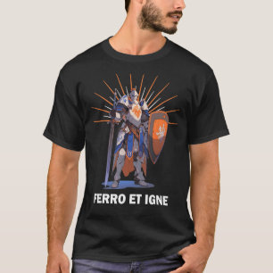 Camiseta FERRO ET IGNE Cavaleiros Templários Motto