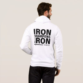 Camiseta Ferro Sharpens Iron Bella + Canvas Zip-Up Hoodie