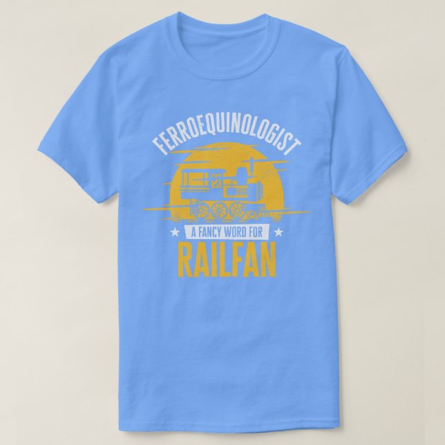 Camiseta Ferroequinologista Comboio Vagão-de-Ferro Locomoti (Frente do Design)