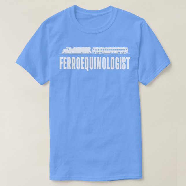Camiseta Ferroequinologista do comboio (Frente do Design)