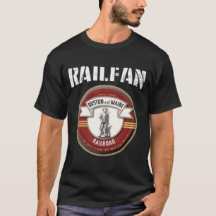 Camiseta ferrovia de Boston e Maine