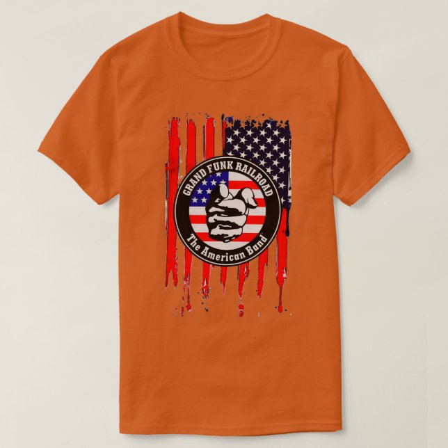 Camiseta ferrovia de grank funk (Frente do Design)
