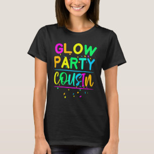 Camiseta Festa 1 do primo neon Lights do partido Brilhante