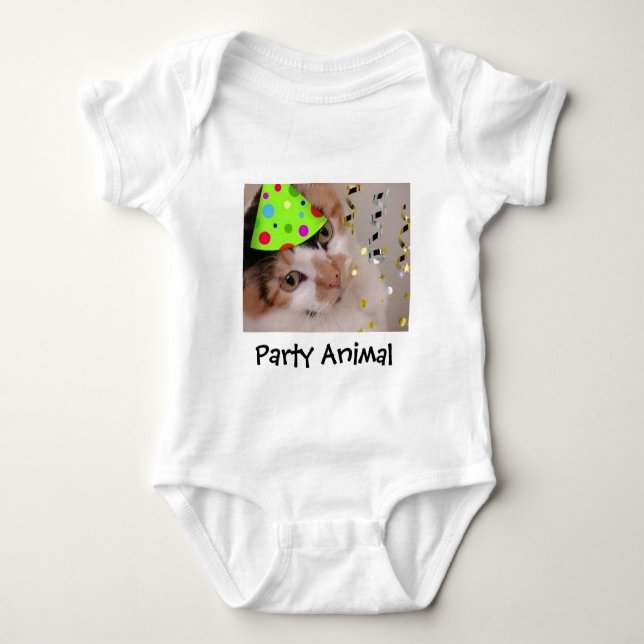 Camiseta Festa Animal/Calico Cat (Frente)