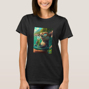 Camiseta Festa Animal Tema Tequila Flutuante Lontra 3