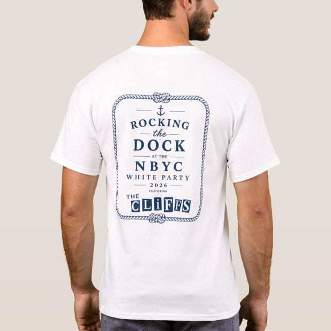 Camiseta Festa branca (Verso)