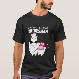 Camiseta Festa Bridal De Casamento Para Llama Lover Bridesm