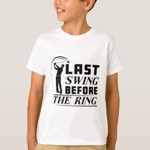 Camiseta Festa Chelor de Golfe de Disco Último Balanço Ante