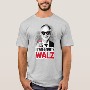 Camiseta Festa com Tim Walz