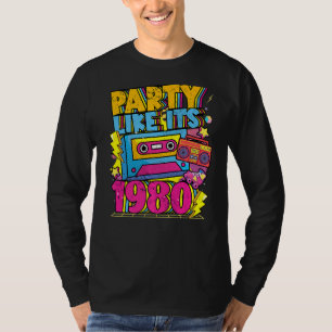 Camiseta Festa como a sua versão de 1980, 80, 90, Retro Vin