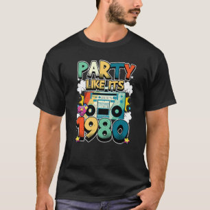 Camiseta Festa como a sua versão de 1980, 80, 90, Retro Vin