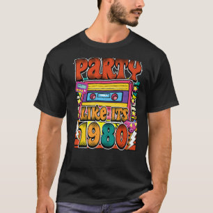 Camiseta Festa como a sua versão de 1980, 80, 90, Retro Vin