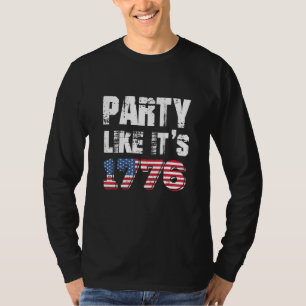 Camiseta Festa Como É 1776 4º De Julho De Bandeira American