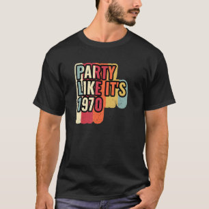 Camiseta Festa como é essencial do Retro Vintage de 1970