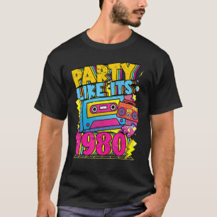 Camiseta Festa como se fosse 1980 80s 90s Retro Vintage bra