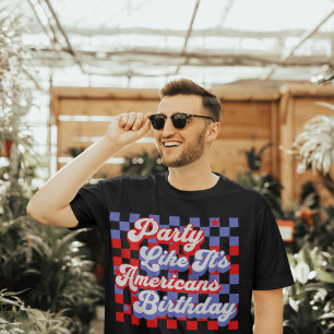 Camiseta Festa Como Se Fosse O Aniversário Dos Americanos 4