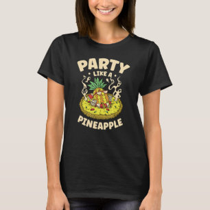 Camiseta Festa Como Uma Fruta Tropical De Abacaxi