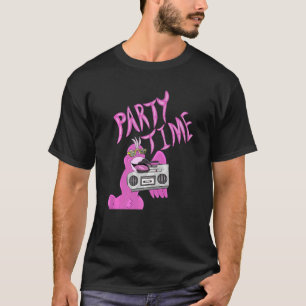 Camiseta Festa, Cor-de-rosa, Flamingo Hip Legal Funky Anima