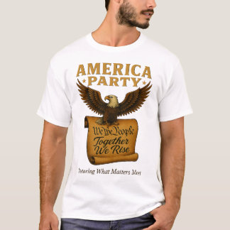 Camiseta Festa da América Restaurando o que Importa