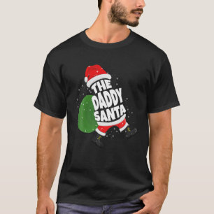 Camiseta Festa da Família Pajama Natal Claus I T