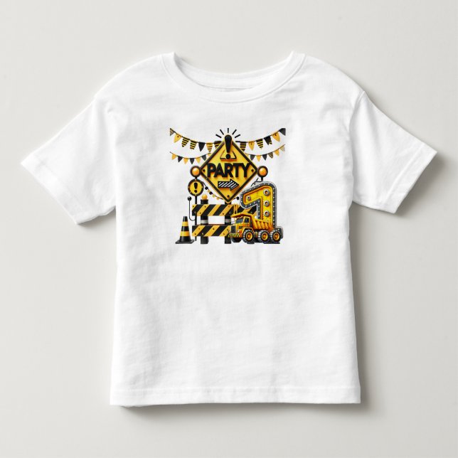 Camiseta Festa de 1º Aniversário da Construção (Frente)