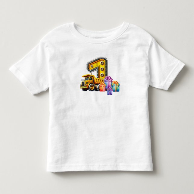 Camiseta Festa de 1º Aniversário da Construção (Frente)