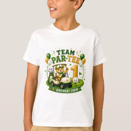 Camiseta Festa de 1º aniversário de golfe