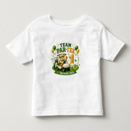 Camiseta Festa de 1º aniversário de golfe