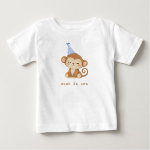 Camiseta Festa de 1º Aniversário do Macaco