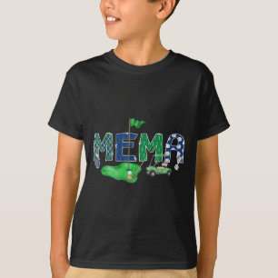 Camiseta Festa de 1º aniversário menino golfe mema buraco e
