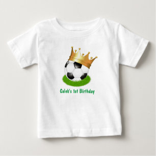 Camiseta Festa de 1º Aniversário Personalizada do Rei do Fu