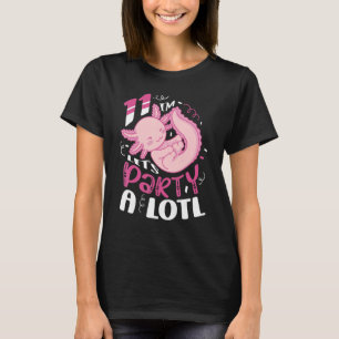 Camiseta Festa de 11 Vamos, um Aniversário do Lotl Axolotl