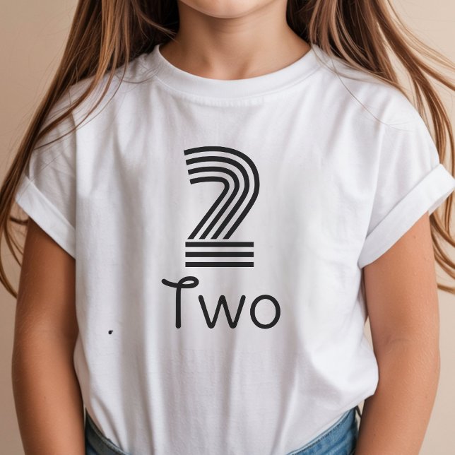 Camiseta Festa de 2º Aniversário de Crianças  (Criador carregado)