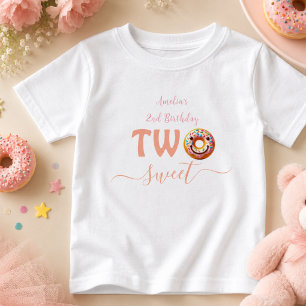 Camiseta Festa de 2 anos Two Sweet Donuts