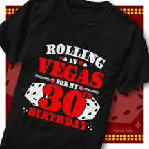 Festa de 30 Anos Vintage Rolling Em Vegas