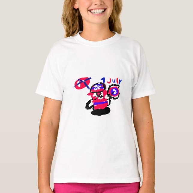 Camiseta festa de 4 de julho (Frente)