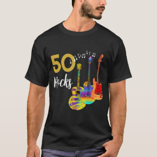 Camiseta Festa de 50 anos da 50 Rocks Guitar