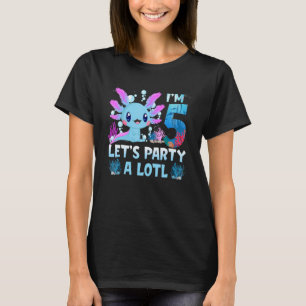 Camiseta Festa de 5 Vamos, um quarto de aniversário.