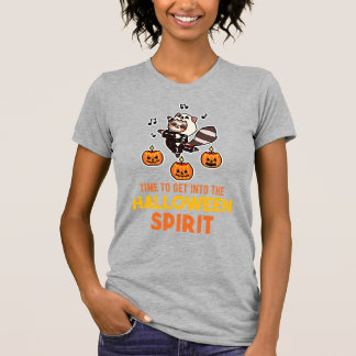 Camiseta Festa de Abóbora de Halloween do Espírito de Guaxi