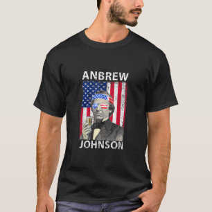 Camiseta Festa de Anbrew Johnson 4 de Julho Andrew Johnson