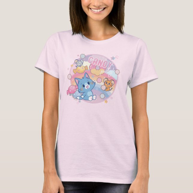 Camiseta Festa de Anime Tom e Jerry Candy (Frente)
