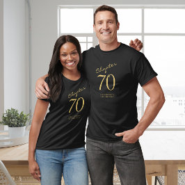 Camiseta Festa de aniversário 70